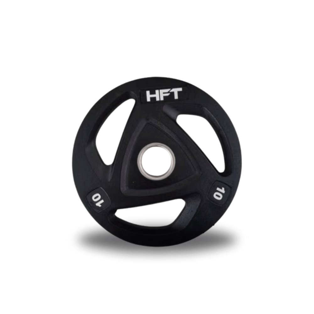 แผ่นน้ำหนัก โอลิมปิค 2 นิ้ว HOMEFITTOOLS 10 KG 1 แผ่น
